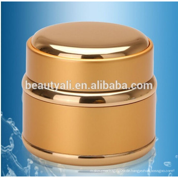 Gold und Silber Aluminium Glas Jar Kosmetik Creme Gläser 5g 15g 30g 50g
